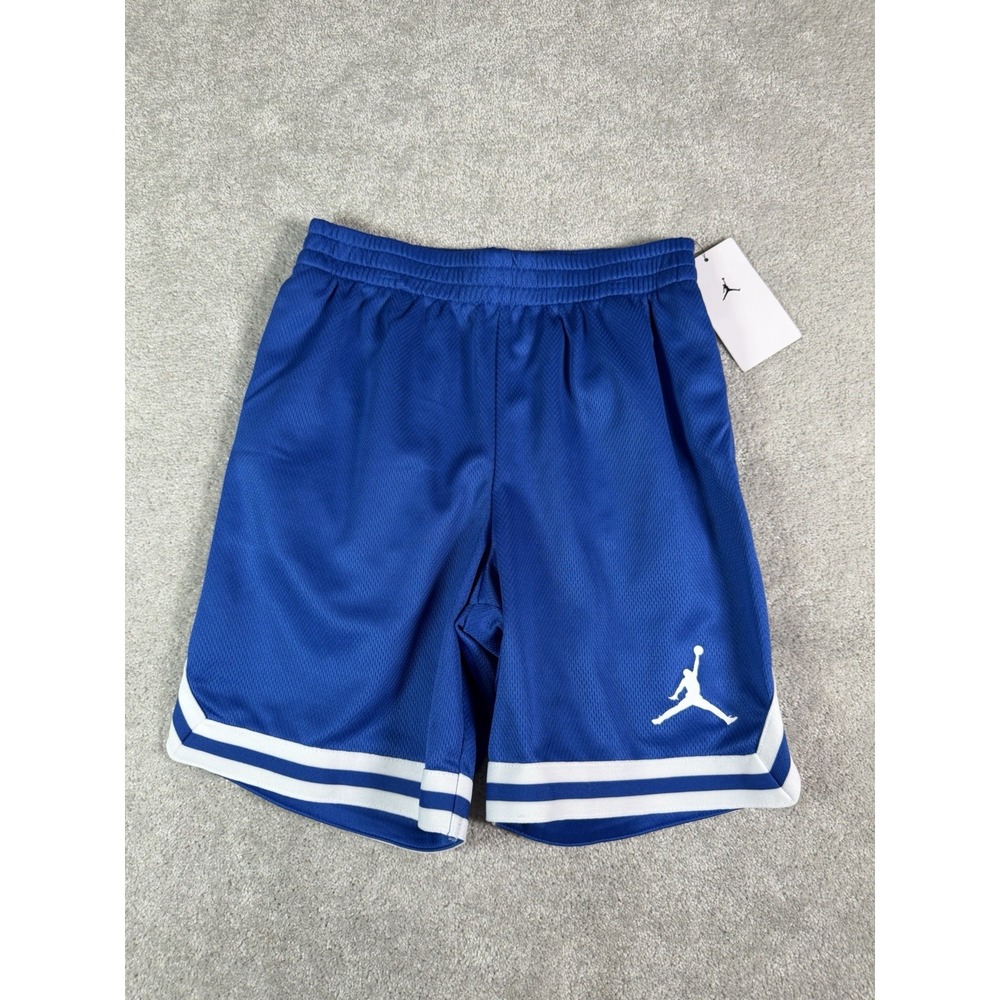 Jordan Jumpman Basketball Shorts Boys Medium Game Royal Blue White NWT